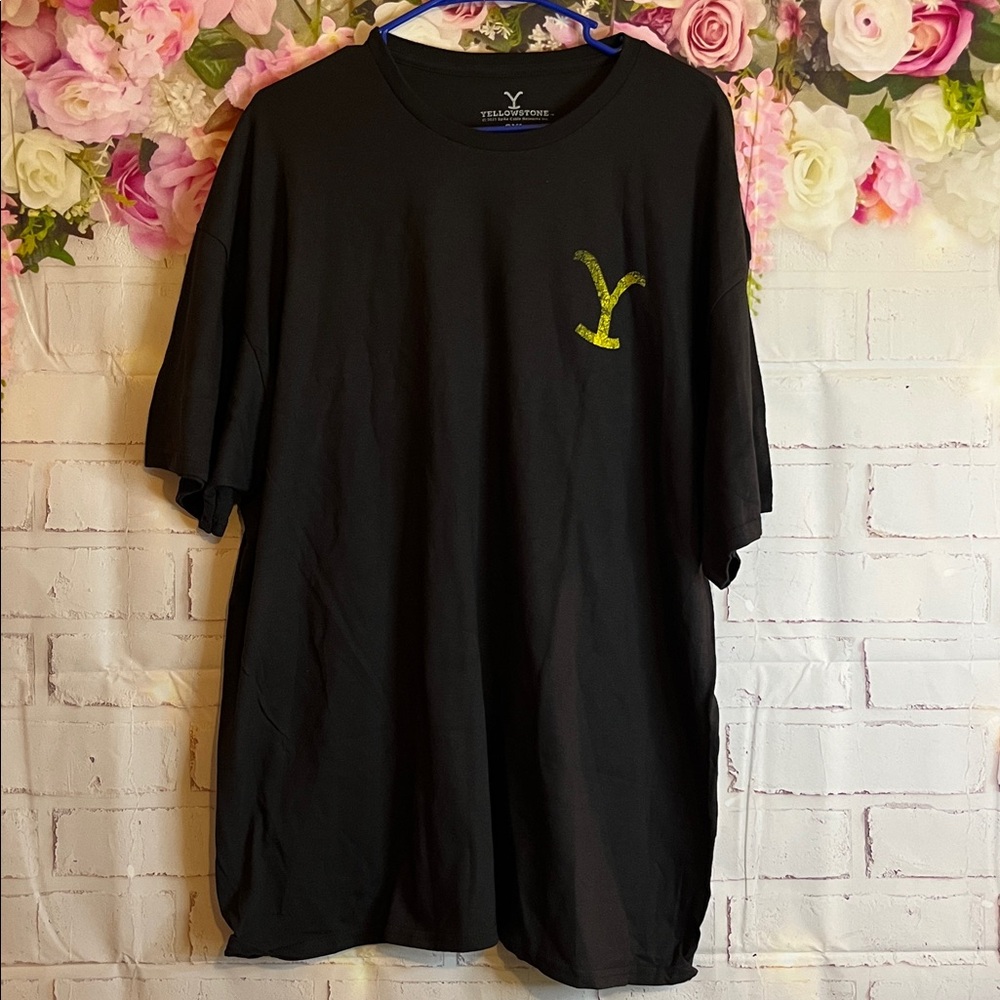 Yellowstone Dutton Ranch Montana men’s unisex Tshirt 2XL NWT Black